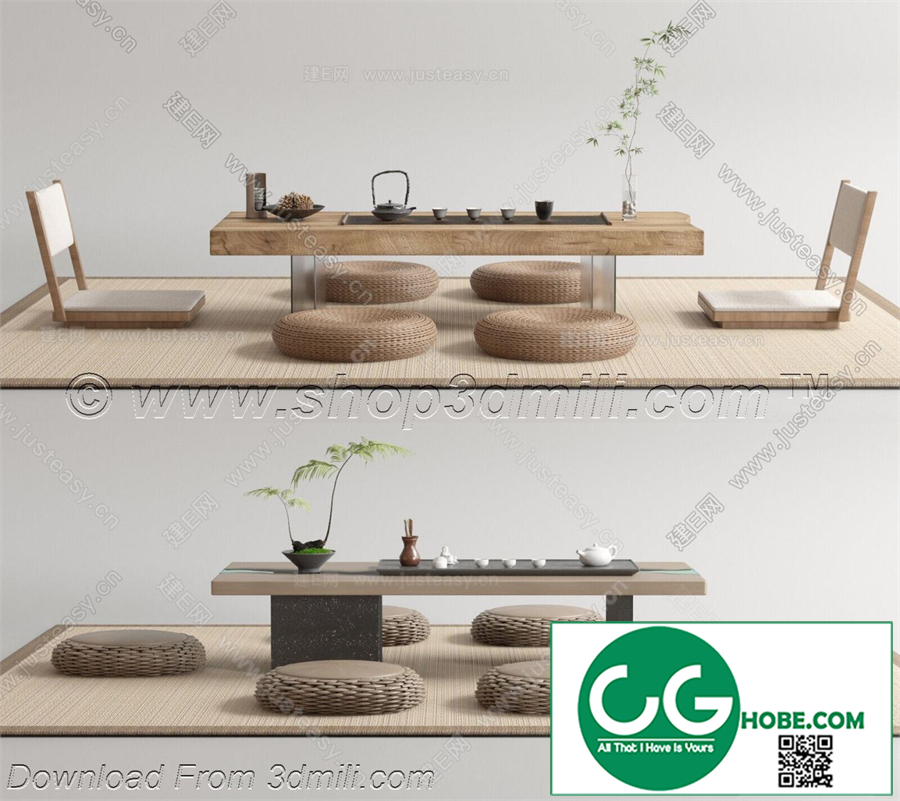 Tea Room 94 3D Model